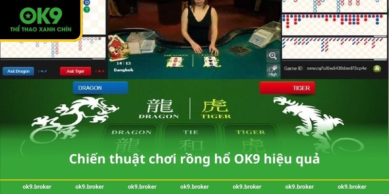 Chiến thuật chơi rồng hổ OK9 hiệu quả