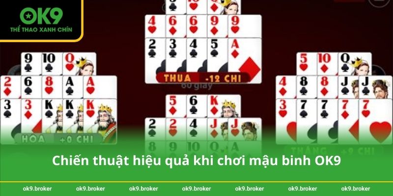 Chiến thuật hiệu quả khi chơi mậu binh OK9